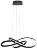 Wisząca lampa CHIAPAS LE42834 spirala salonowa LED 54W 3000K czarna