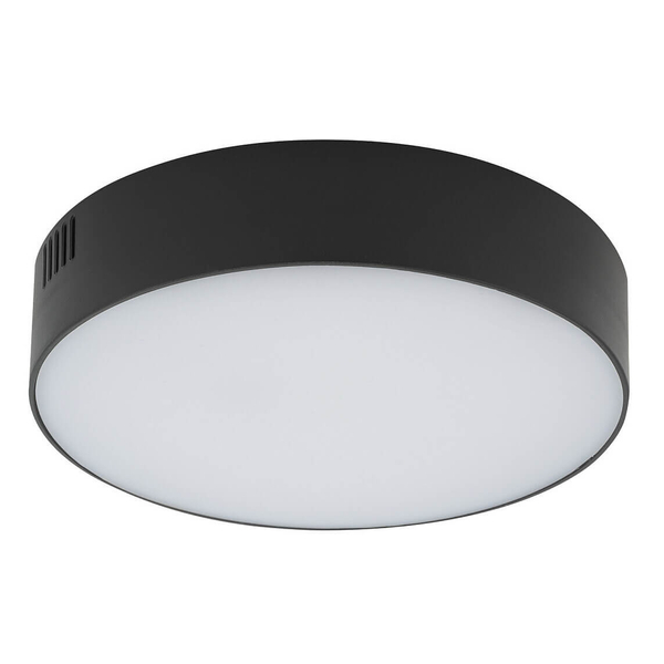 Natynkowa lampa salonowa Lid Round 10416 Nowodvorski LED 25W 4000K czarna