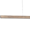 Skandynawska LAMPA wisząca FORESTIER 158117104 Spotlight ekologiczna OPRAWA drewniana LED 151,5W 3000K zwis drewno czarny