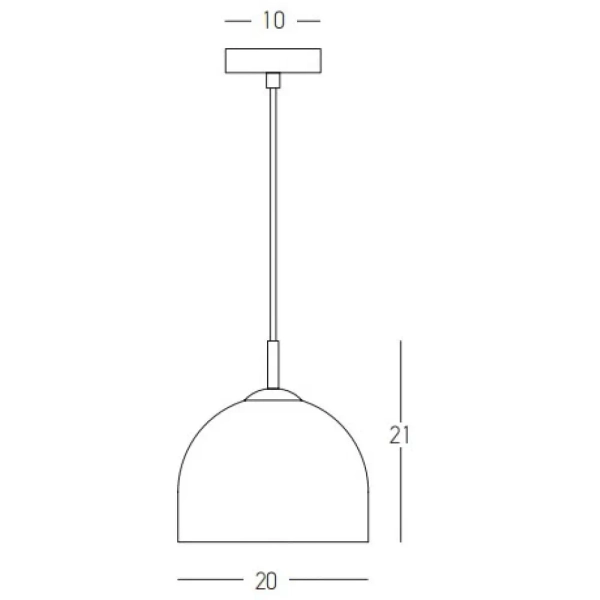 Ryflowana wisząca lampa 22115 szklana nad stół w jadalni złoty