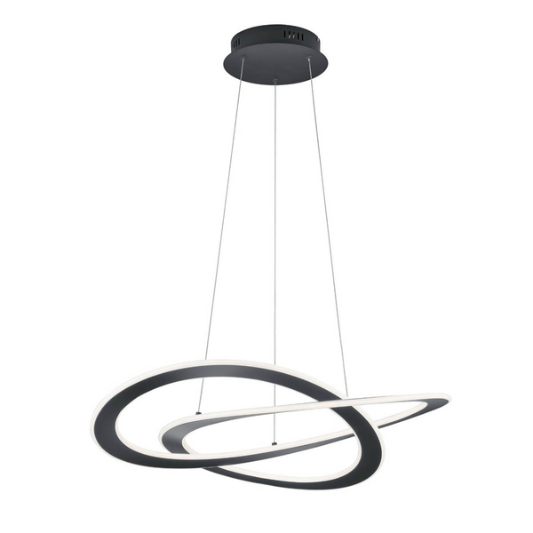 Wisząca lampa nad stół OAKLAND 321710142 LED 52W 3000K antracyt