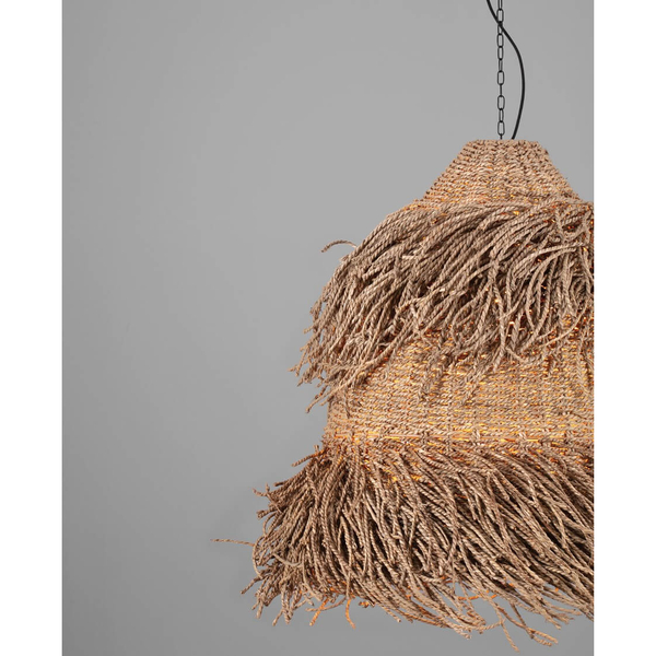 Zwisająca pleciona lampa JACINTO LE44520 boho ekologiczna naturalna