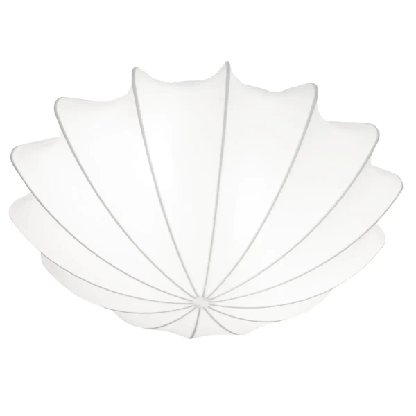 Dekoracyjna lampa sufitowa Form 9673 abażurowa do salonu biała