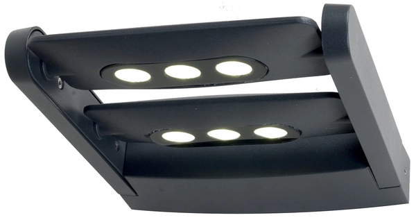 Kinkiet zewnętrzny SIGMUND-6W Elstead LED 18W do ogrodu grafit