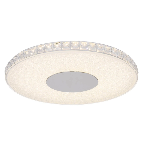 Lampa przysufitowa Denni 49336-24R LED 24W 4000K crystal szklana srebrna
