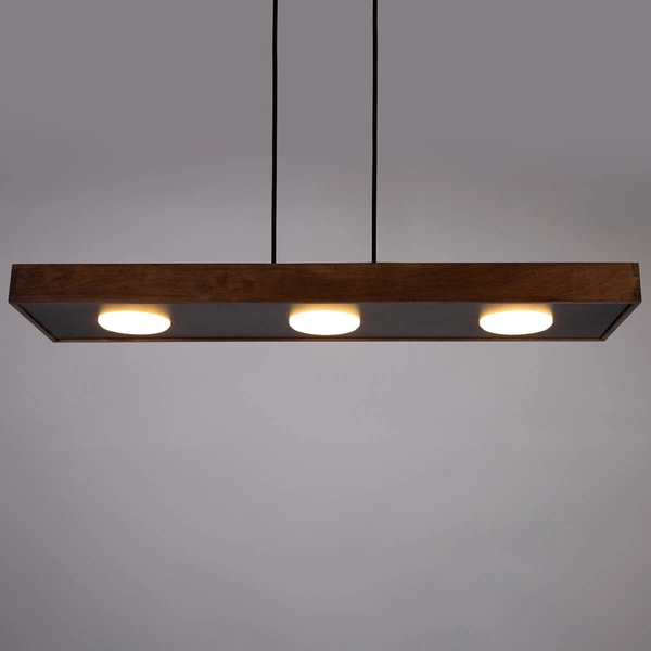 Wisząca lampa do jadalni Dalia 41005 Sigma zwis czarna brązowa