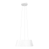 Metalowa wisząca lampa FABIO P0673 biała LED 12W 3000K nad stół