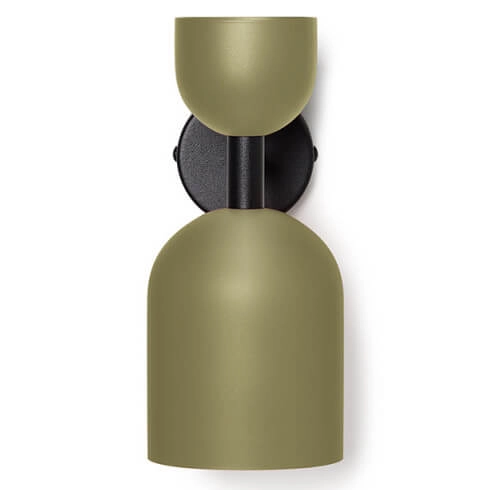 Naścienna lampa do salonu Supuru SUK11420 metalowa oliwkowa