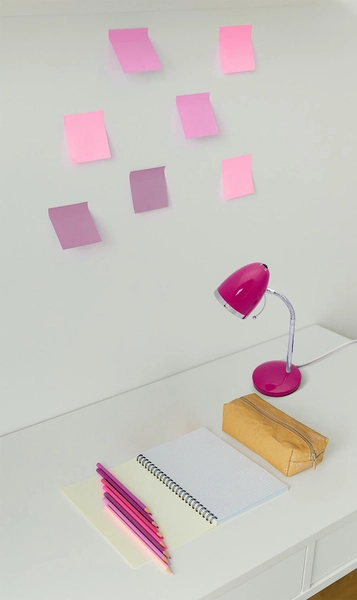 Dziecięca lampka na biurko Kajtek K-MT-200 nowoczesna różowa