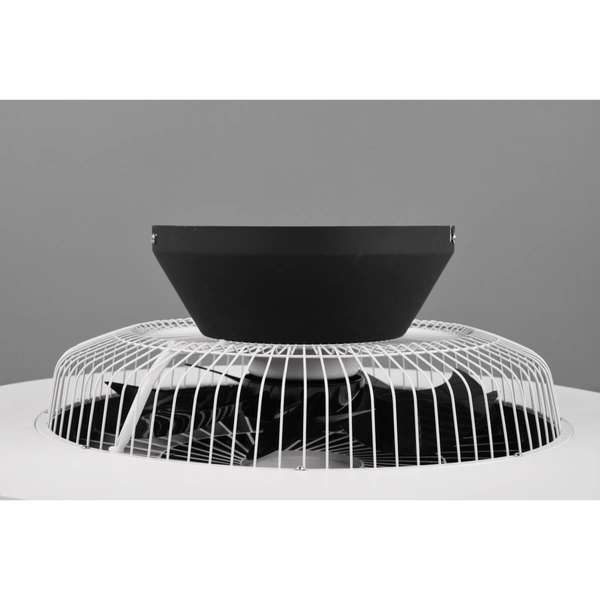 Okrągły lampowentylator sufitowy HALMSTAD R62672132 RL Light LED 40W 3000-6500K czarny