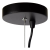 Industrialna lampa wisząca Leanne 21421/10/30 Lucide do salonu czarna