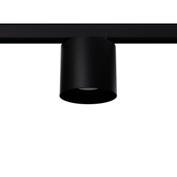 Sufitowa lampa do szyny trzyfazowej MIKA MYL.00305 z żarówką tuba czarny