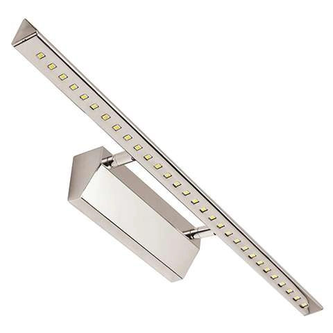 Kinkiet LAMPA ścienna CHROME ALBATROS-4 HL6652L 02482 Ideus metalowa OPRAWA galeryjka LED 6W 4200K listwa nad obraz chrom