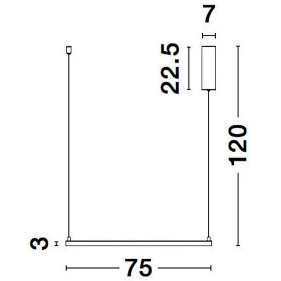 LAMPA wisząca JAEN LE41429 Luces Exclusivas kwadratowa OPRAWA metalowy ZWIS LED 40W 3000K minimalistyczny biały
