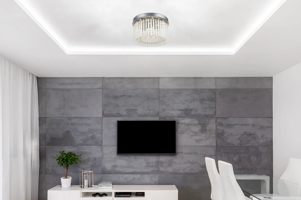 Lampa przysufitowa Joyce 68568-18 kryształki LED 18W chrom