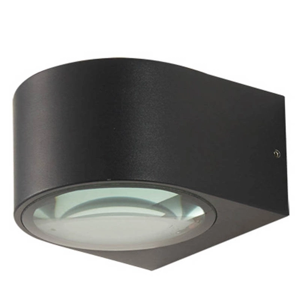 Kinkiet zewnętrzny na elewację Pesaro OWL-8082-4K Italux LED 10W 4000K IP54 czarny