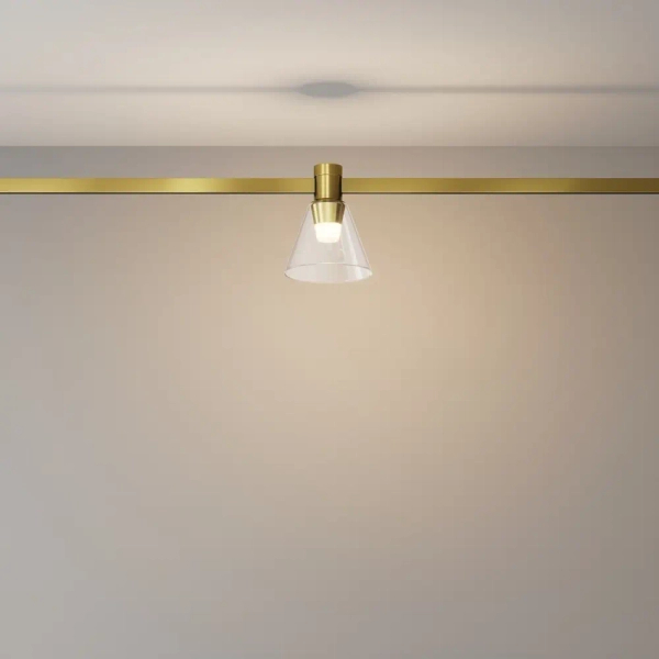 Magnetyczna lampa Bianca Flarity TR147-1-3W2.7K-BS-DE LED 3W 2700K mosiądz