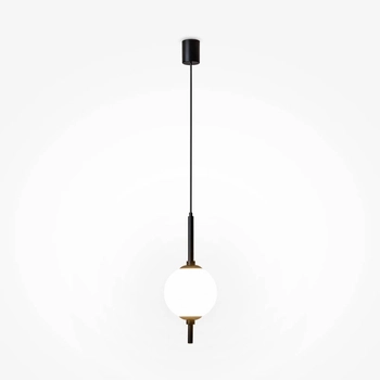 Lampa wisząca The Sixth Sense Z020PL-L6B3K LED 7W 3000K kula czarna biała