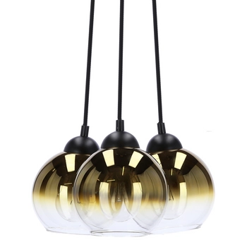 Lampa wisząca Nubia 33-16416 Candellux kule balls czarne złote