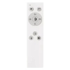 Kwadratowy plafon ULLY 48025OBSH Globo LED 24W 2700-6500K biały czarny