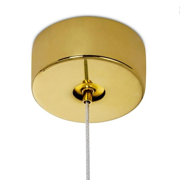 Złoty pierścień wiszący Ring lampa LED 30W 3000K złota