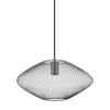 Druciana lampa wisząca Orion A8032-BK Zumaline nad stół metalowa czarna