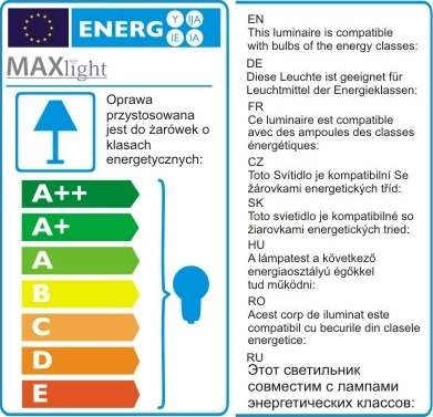 Lampa sufitowa z kryształkami CRYSTAL C0076-06X-F4FZ szklana chrom