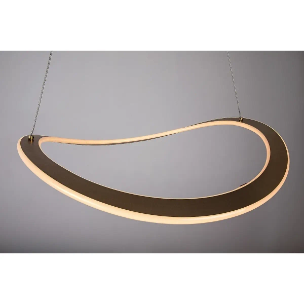 Ringowa wisząca lampa Kallira 72281 LED 40W 3000K do salonu złoty