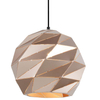 Geometryczna LAMPA wisząca PALERMO PND-2424-1L-GD Italux metalowa OPRAWA zwis kula ball złota