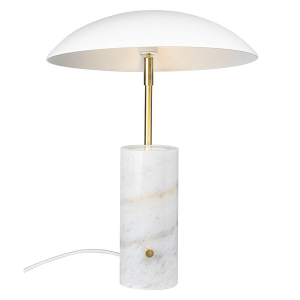 Nocna lampa glamour Mademoiselles 2220405001 marmurowa biały