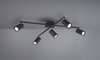 Regulowana lampa sufitowa VANTOS DL532612400 sticks do salonu czarna