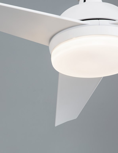 Lampowentylator na sufit FLOW LE42549 Luces Exclusivas LED 18W 3000K biały