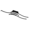 Przysufitowe listwy czarne NORVE DL132-62473 plafon LED 5W 3000K