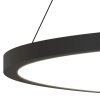 Nad stół wisząca lampa PL0150-BK LED 35W CCT pierścień czarny
