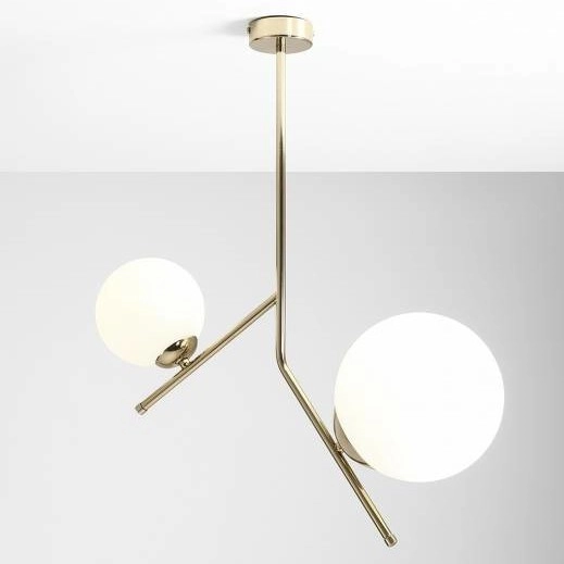 Modernistyczna lampa sufitowa GALLIA 1095PL_H30 Aldex szklane kule białe