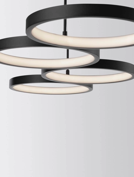 Designerska lampa wisząca GARCIA LE42829 Luces Exclusivas LED 41W 3000K czarna