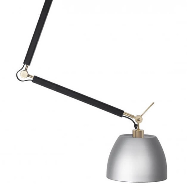 Metalowa lampa wisząca Zyta AZ4189+AZ2593 do kuchni czarna aluminium