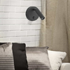 Kinkiet tuba okrągły Enzo 4237 TK Lighting z włącznikiem metalowy czarny