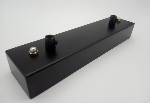 Wisząca lampa do salonu Linea ST-XT037-2P Step na listwie tuba czarna