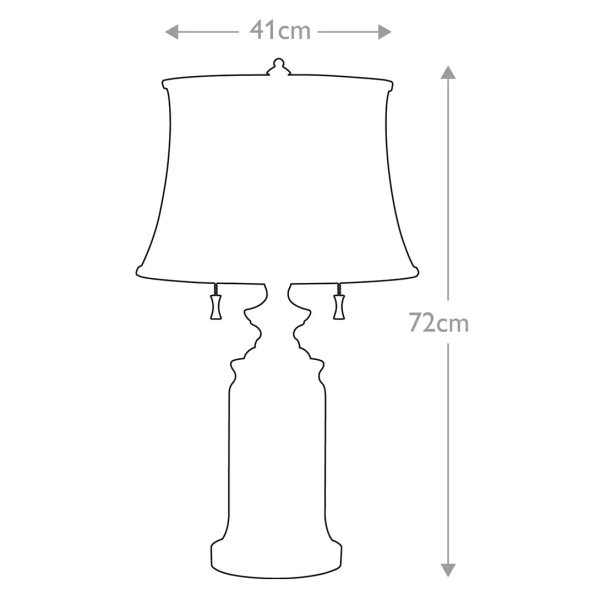 Abażurowa LAMPKA nocna FE-STATEROOM-TL-BB Elstead FEISS stojąca LAMPA klasyczna stołowa mosiądz biała