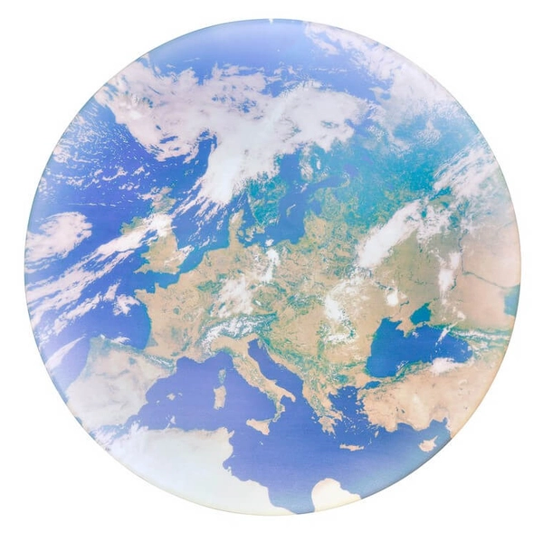 Sufitowa lampa Terra R67471100 LED 15W 3000K IP44 biały niebieski zielony