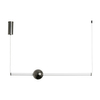 Wisząca lampa nad wyspę O-Line ST-1688S-BK Step LED 12W 3000K belka biała