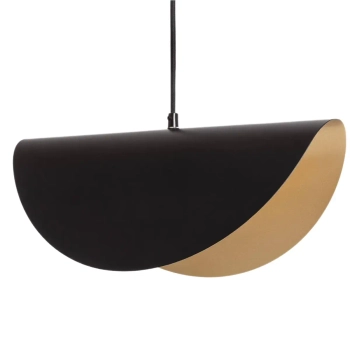 Metalowa lampa wisząca Sessanta ABR-LW-SES do salonu złota czarna
