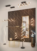 Lampa wisząca spirala SEQUENCE 341810208 Trio LED 45W zmienna barwa metal złota