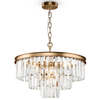 Lampa wisząca glamour Revero MOD085PL-07BS Maytoni kryształowa mosiądz