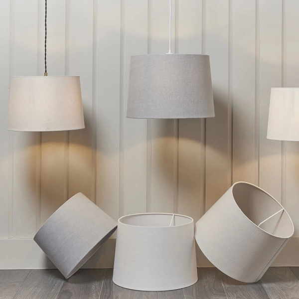 Materiałowy klosz Mia 79642 Endon abażur do lampy beżowy OUTLET