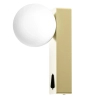 Kinkiet z włącznikiem Boletta Parette OLd Gold Switch OR85563 IP44 złoty
