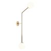 Nowoczesny kinkiet Pure 1064D30_2 Aldex złota lampa kule na przedpokój