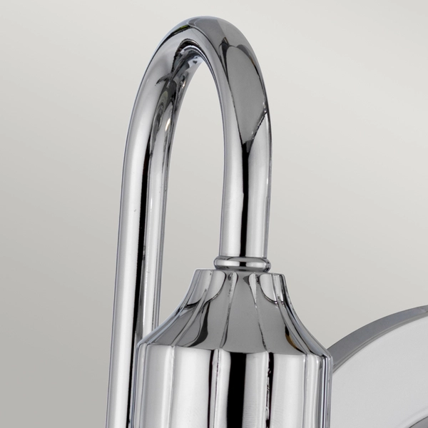 Lampa łazienkowa glamour QN-ADDISON2-BATH podwójna chrom