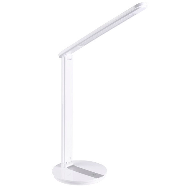 Stojąca LAMPKA biurkowa SERRA LED 316646 Polux regulowana LAMPA stołowa LED 9W 3000K - 6500K gabinetowa biała